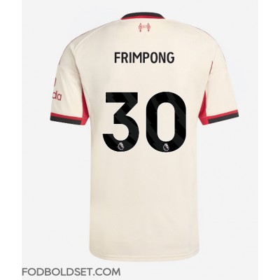 Liverpool Jeremie Frimpong #30 Udebanetrøje 2025-26 Kortærmet Liverpool Jeremie Frimpong #30 Udebanetrøje 2025-26 Kortærmet